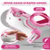 SKATEWIZ Knee and Elbow Pads Adult - Skating Protective Gear - PROTECT-1 - Size L Pink White - Wrist Guards Skating Pads, Skateboard, Roller Skate, Ice Skates For Women view 4
