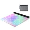 ZOEO Rainbow Galaxy Mermaid Scales Yoga Towel Non Slip Thick Kids Eco Friendly Rubber Workout Foldable Yoga Mat Women Exercise A001 view 3