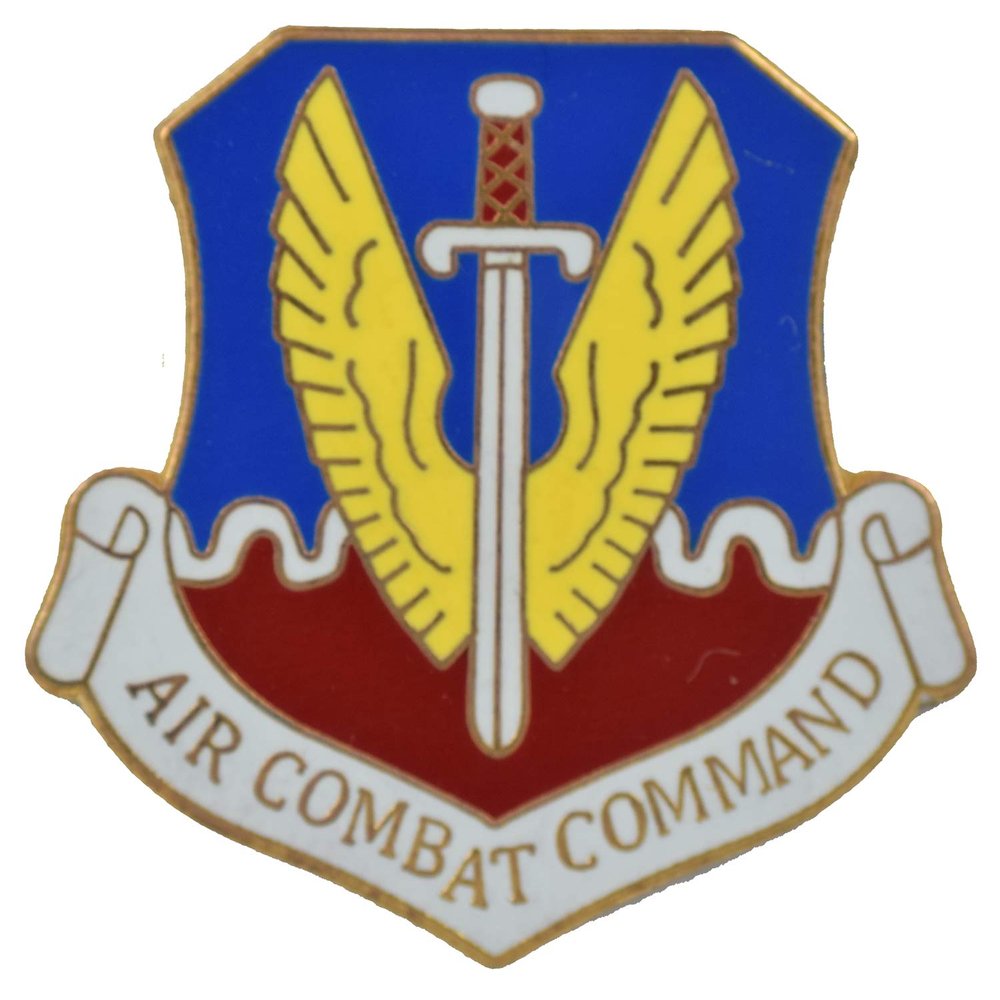 AIR COMBAT CMD LAPEL PIN OR HAT PIN - Size 1 1/8" - VETERAN OWNED BUSINESS