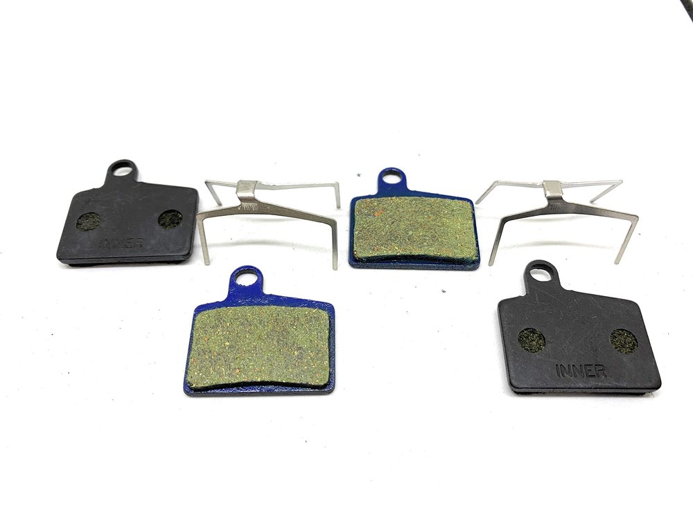 2 Pairs Bike Brake Pads Resin for Hayes Stroker RYDE Dyno Sport, Radar, Prime Sport, Ride Comp, Radar,95C0181. The Bicycle Replacement Part for Brakes for high Braking Power and Quiet Stops.