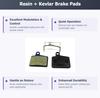 2 Pairs Bike Brake Pads Resin for Hayes Stroker RYDE Dyno Sport, Radar, Prime Sport, Ride Comp, Radar,95C0181. The Bicycle Replacement Part for Brakes for high Braking Power and Quiet Stops. view 2