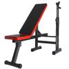 Squat rack Bench Press Men's fitness barbell rack Multifunctional shelf Adjustable bracket Home indoor gym Foldable Strength training stand Squat rack ( Color : Black , Size : 106*65*(80~100)cm ) view 1