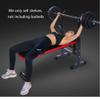 Squat rack Bench Press Men's fitness barbell rack Multifunctional shelf Adjustable bracket Home indoor gym Foldable Strength training stand Squat rack ( Color : Black , Size : 106*65*(80~100)cm ) view 3