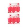 LSTYLE L1 Standard Dart Flights  EZ  Red  2 Sets  Pre-Molded view 1