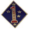 1ST MAR DIV KOREA LAPEL PIN OR HAT PIN - Size 1" - VETERAN OWNED BUSINESS view 1
