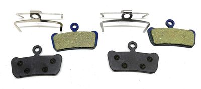 2 Pairs Bike Brake Pads Resin for Avid XO Trail and Guide Series. The Bicycle Replacement Part for OEM Brakes for high Braking Power and Quiet Stops.