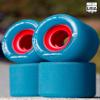 Fireball Tinder 60mm Longboard Wheels 81a - USA Made Soft Wheels for Skateboard Longboard and Cruiser (Set of 4 - Blue) view 2