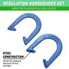 GoSports Steel Horseshoes Game Set - Includes 4 Horseshoes, 2 Stakes and Carrying Case view 3