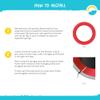 SkyBound 15 Foot Universal Replacement Trampoline Pad (fits up to 8 Inch Springs) - Spring Cover (Red) view 4