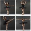 Daydance Sleeveless Black Dance Leotards for Women, Adult Ballet Attire with Open Back view 3
