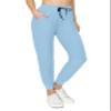 ALWAYS Super Soft, Stretchy Drawstring Women's Joggers with Pockets - Tapered Cuff Casual Joggers for Women, Ideal for Daily Wear Sky Blue XL view 2