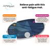 JumpSport 350 Fitness 39" Trampoline Bundled with Wurf Board Anti-Fatigue Mat view 2