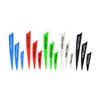 AMEYXGS 50 Pack Vanes Rubber Feather 2/3/4inch Arrow Feather Plastic Arrow Vane for DIY Hunting Archery (Blue 2inch) view 3