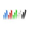 AMEYXGS 50 Pack Vanes Rubber Feather 2/3/4inch Arrow Feather Plastic Arrow Vane for DIY Hunting Archery (Blue 2inch) view 4