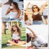 Air Curvey 4 Pack Camisole Tops for Women Basic Undershirt Tanks Adjustable Spaghetti Straps Camis Seamless Soft Layering Top Black White Apricot Coffee S view 4