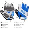 CXWXC Cycling Gloves for Men Women - Breathable Gel Road Mountain Bike Riding Gloves - Anti-Slip Half Finger Glove for Fitness Cycling Training Outdoor Sports view 3
