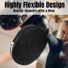 Boxing Pad for Training,Leather Training Hand Pads,Ideal for MMA Karate, Muay Thai Kick, Sparring, Dojo, Martial Arts,Good Equipment for Training in The Gym or at Home(Black) view 4