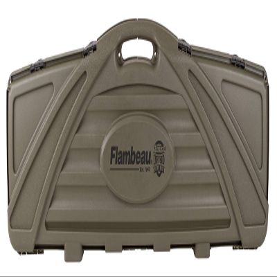 Flambeau Outdoors Zerust Infused Double Scoped Gun Case - 53", Olive Drab Green