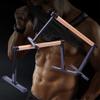 XFENG Set of 2 Wooden Push-Ups, Wood Parallettes Handstand Pushups, Push Up Bars, Anti-Slip for Calisthenics and Fitness, Men's Home Fitness Equipment view 2