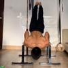 XFENG Set of 2 Wooden Push-Ups, Wood Parallettes Handstand Pushups, Push Up Bars, Anti-Slip for Calisthenics and Fitness, Men's Home Fitness Equipment view 3