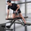 ZYCSKTL Dumbbell Benches Adjustable Fitness Chair Abdominal Muscle Board, Multifunctional Sit-up Board Fitness Stool, Household Folding Dumbbell Stool (Color : Black, Size : 147 * 45 * 42cm) view 1