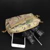 FARMSOLDIER Tactical Drop Pouch with Hook and Loop,Sub Abdominal Carrying Kit Bag Tool Pouch for Airsoft JPC CPC AVS Tactical Vest Chest Rig Army Green view 2