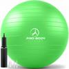 ProBody Pilates Exercise Ball - Multiple Sizes Gym Grade Balance Ball for Fitness, Workout, Pregnancy & Physical Therapy, Stability Yoga Ball Chair (Green, 55 cm) view 1