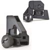 Green Blob Outdoors Iron Sights Match Grade Model Rear & Low Profile Standard Height Front Sight for Same Plane Flat Top Rails view 1
