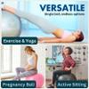 ProBody Pilates Exercise Ball - Multiple Sizes Gym Grade Balance Ball for Fitness, Workout, Pregnancy & Physical Therapy, Stability Yoga Ball Chair (Red, 55 cm) view 3