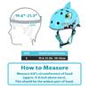 Toddler Bike Helmets 2-4 Years - Toddler Helmet for 2/3/4 Boys Girls Multi-Sport Protection with 11 Vents - Lightweight Cute Blue Shark Kids Bike Helmet Toddlers for Bicycle Skateboard Scooter Roller view 3