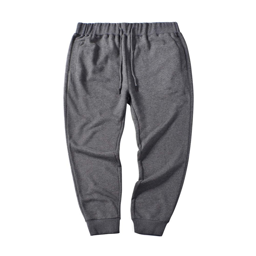 ZGZZ7 Men's Casual Comfort Active Joggers Sport Pants Running Athletic Cotton Sweatpants (Dark Grey, Medium)