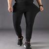 ZGZZ7 Men's Casual Comfort Active Joggers Sport Pants Running Athletic Cotton Sweatpants (Black, Large) view 2