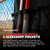 PowerNet Hanging Bat Bag Caddy for Baseball and Softball Teams, Team Bag Dugout Organizer, Holds 12 Hanging Bats on Fence (Black) view 4