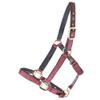 Dura-Tech Deluxe Fully Padded Breakaway Horse Halter | Full Size - Burgandy | 1 Double Ply Nylon Web Overlay | Heavy-Duty Hardware | Semi Custom Fit | 3-Point Cheek Attachment view 1