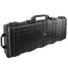 Eylar 53" Inch Protective Roller Hard Case with Foam, Waterproof & Crushproof, Pressure Valve with Lockable Fittings Black (Black) view 2