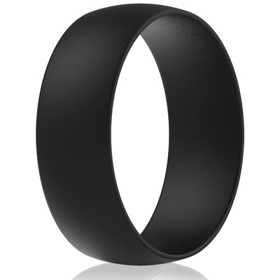 ThunderFit Silicone Wedding Rings Unisex, Rubber Engagement Bands 6.3mm Wide 1.65mm Thick - 1/2/3/4/5/6/7 Variety Multipack