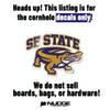 San Francisco State University Cornhole Bag Toss DIY Decal Set (Includes Two SF State Corn Hole Decals) view 3