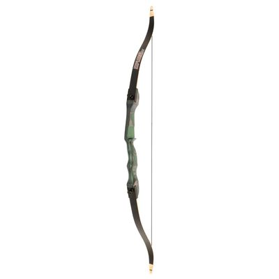 October Mountain Products Explorer CE 54 in. Green 28 lbs. LH