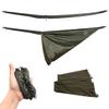 Onewind Tarp Sleeve 12ft, Camping Rain Fly Snakeskin for Tarp Easy Storage and Display, Lightweight and Breathable for Outdoor Camping, Hiking and Backpacking, 6ft2pieces, OD Green view 1