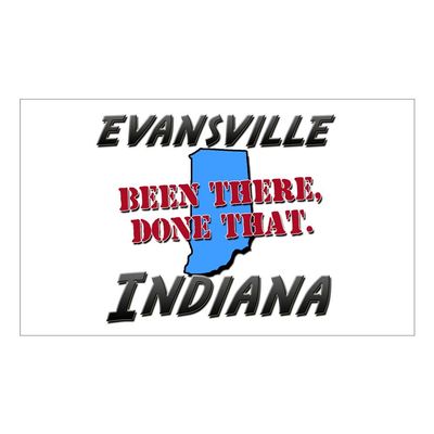 CNW Studio Evansville Indiana - Been There, Done That Decal Vinyl Bumper Sticker 5"