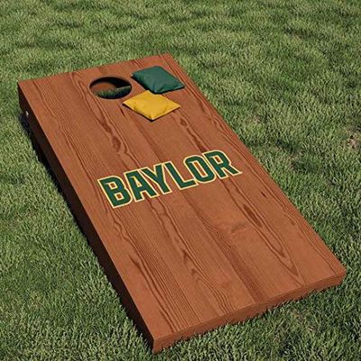 Baylor University Cornhole Bag Toss DIY Decal Set (Includes 1 Baylor Bear and 1 Baylor Wordmark Decal)