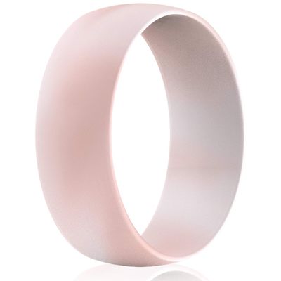 ThunderFit Silicone Wedding Rings Unisex, Rubber Engagement Bands 6.3mm Wide 1.65mm Thick - 1/2/3/4/5/6/7 Variety Multipack