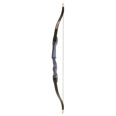 October Mountain Products Explorer CE 54 in. Blue 15 lbs. LH