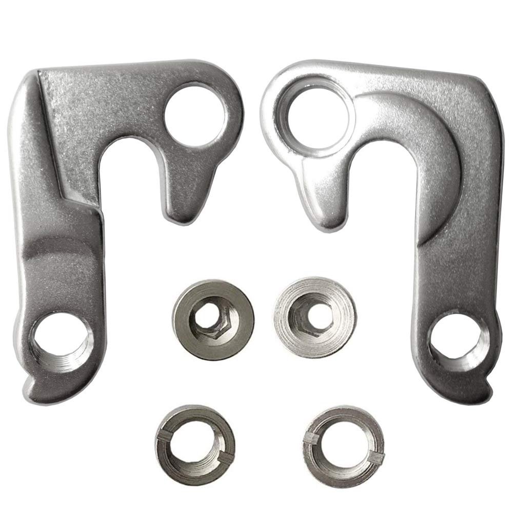 Derailleur Hanger (2 Pieces), Bicycle Bike Dropout Derailleur Hanger 131 with Bolts