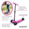 New-Bounce Scooters for Toddlers - 3 Wheel Scooter for Kids with Adjustable Handlebar - The GoScoot MAX is Perfect for Children and Toddlers, Girls and Boys Ages 3-10 view 2