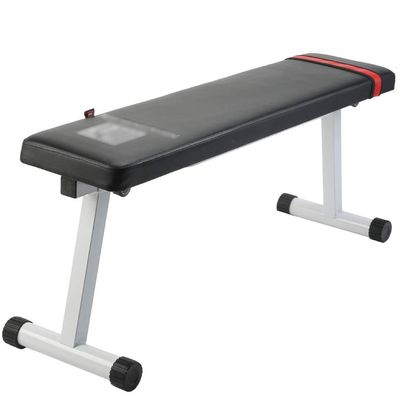 ZYCSKTL Dumbbell Benches Foldable Dumbbell Fitness Stool, Home Bench Press Stool, Multifunctional Fitness Equipment Large Flat Stool (Color : Black, Size : 112 * 47.5 * 33cm)