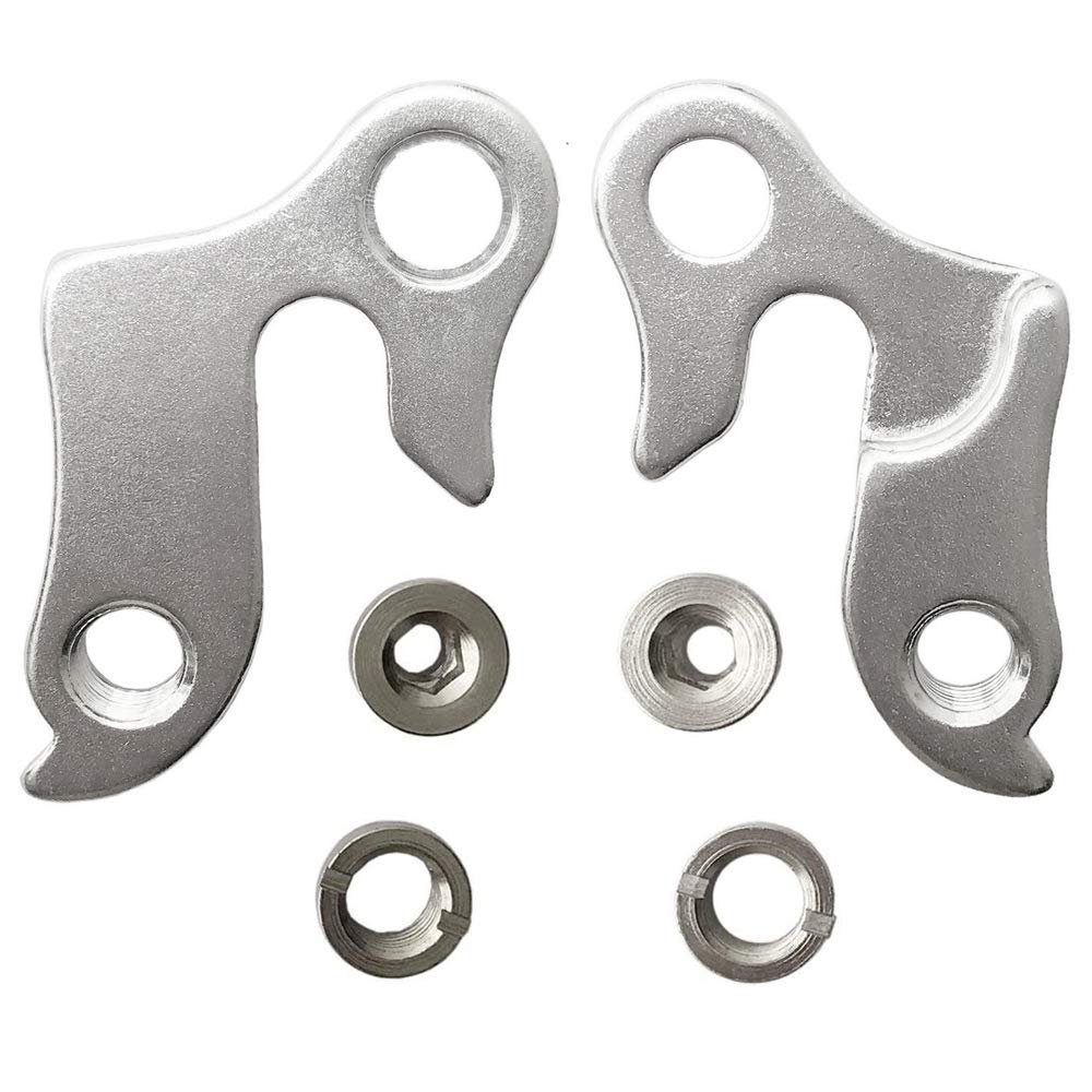 Derailleur Hanger (2 Pieces), Bicycle Bike Dropout Derailleur Hanger 27 with Bolts