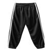 FEESHOW Kids Girls Workout Jogger Pants Sports Dance wear Loose Casual Harem Pants Trousers Sweatpants Black 2-3 Years view 2