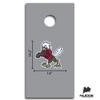 Liberty University Flames Cornhole Bag Toss DIY Decal Set (Includes 2 Liberty University Decals) view 4