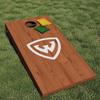 Wayne State University Cornhole Bean Bag Toss DIY Decal Set (Includes Two Wayne State University Corn Hole Decals) view 1